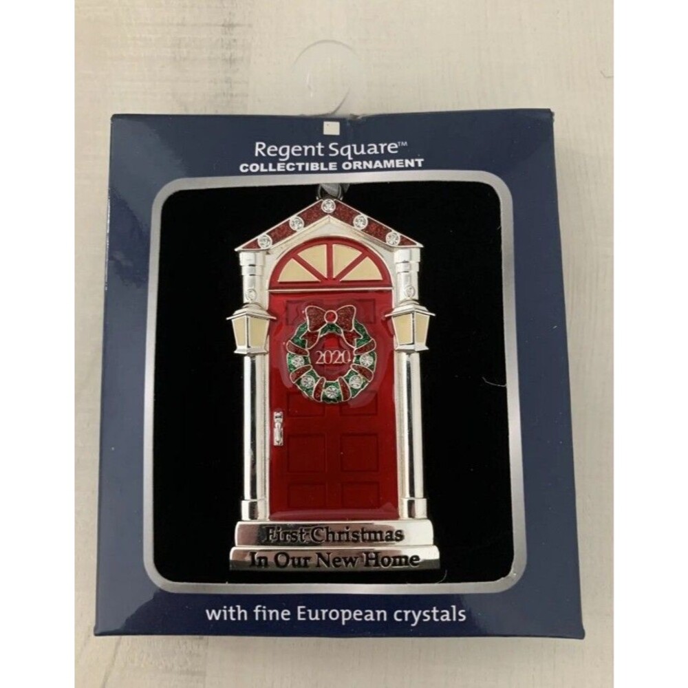 Regent Square First Christmas In Our New Home Ornament W/ Fine European Crystals